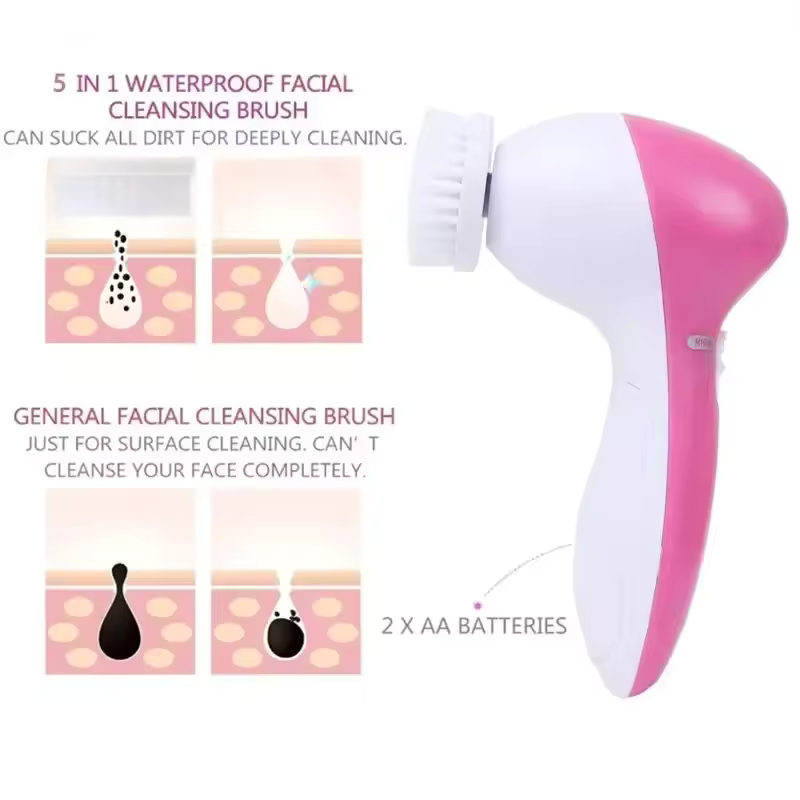 5-in-1 Facial Cleanser Massager